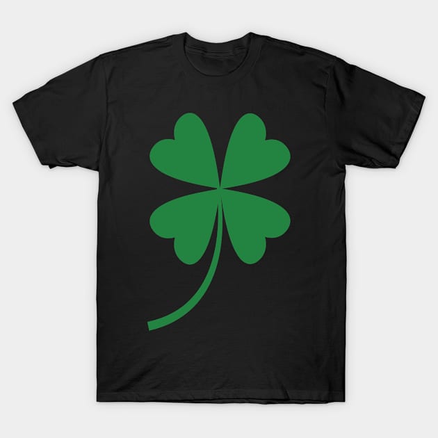 Lucky Shamrock 4 Leaf Clover T-Shirt by Brian Kindsvater